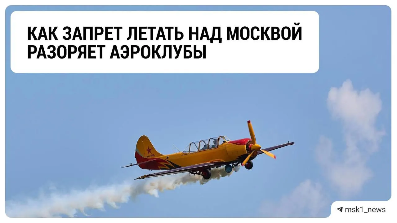 Из-за ограничений на полёты аэроклубы Подмосковья столкнулись с падением доходов и неопределённостью на зиму.