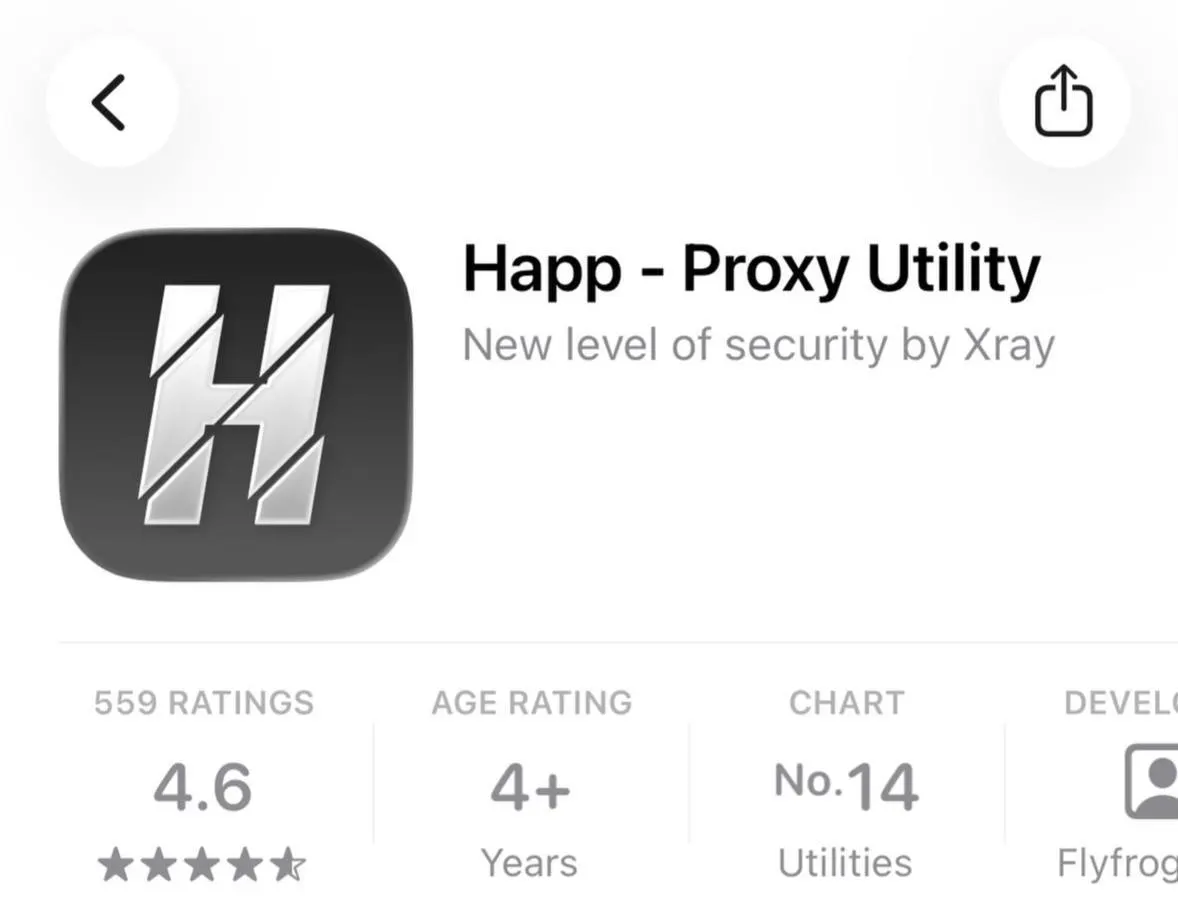 Из российского сегмента App Store исчезло приложение Happ — Proxy Utility Plus для обхода интернет‑блокировок. Apple объясняет удаления необходимостью соблюдать местные законы.