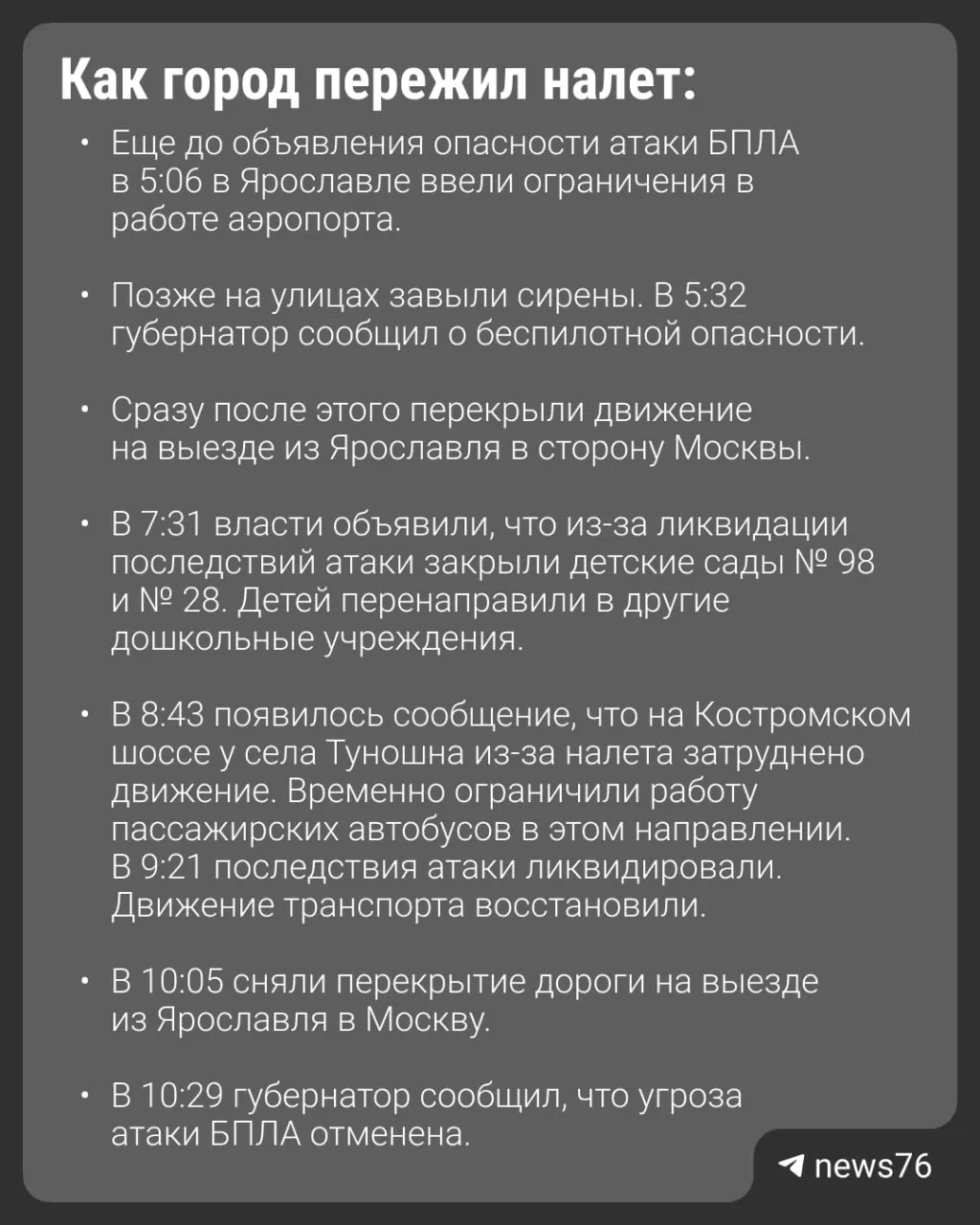 Утром Ярославская область столкнулась с атакой беспилотников: обломки попали в автобус, есть погибшие и раненые.