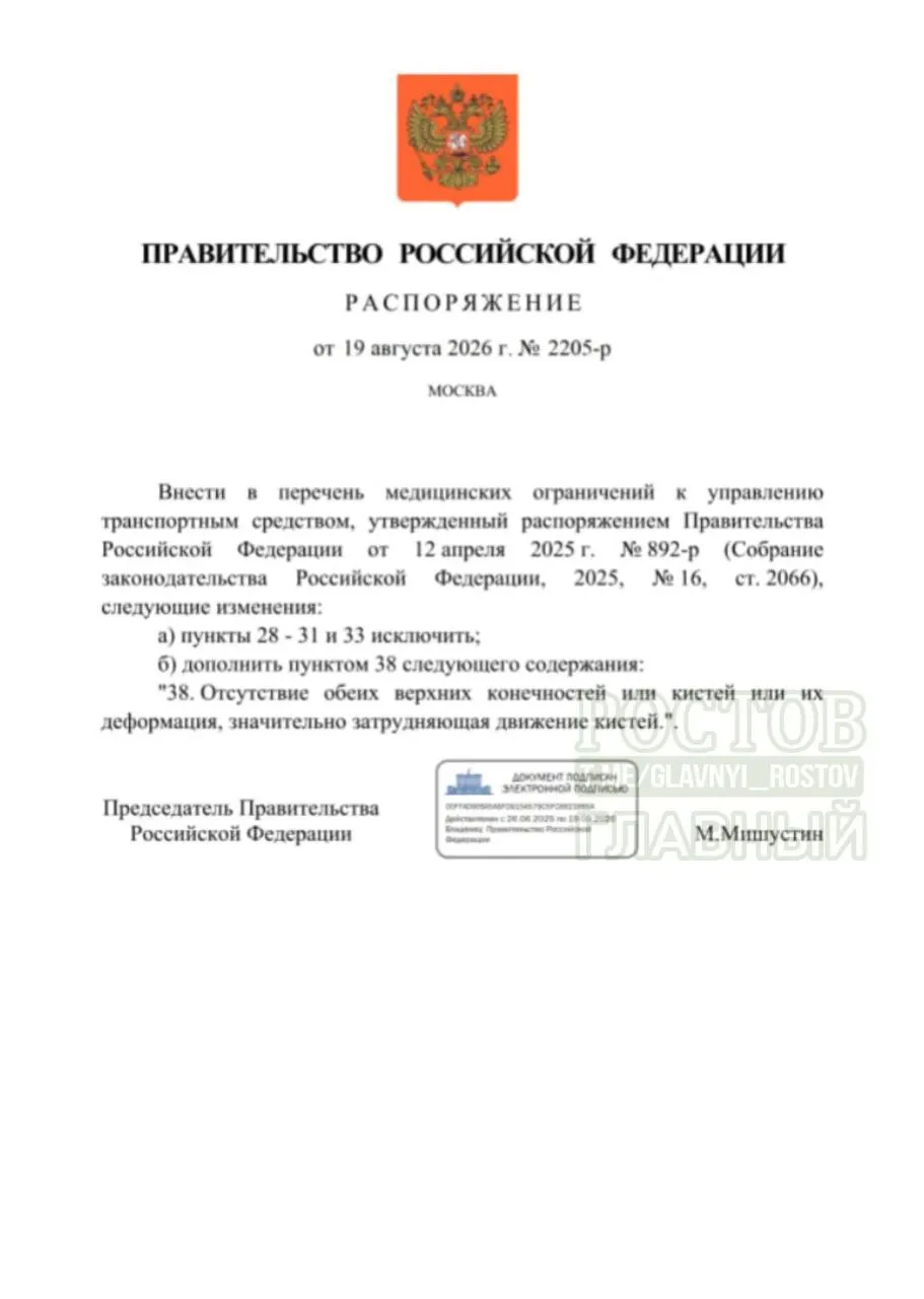 Минздрав разъяснил изменения в правилах водителей с инвалидностью, включая новый перечень противопоказаний.
